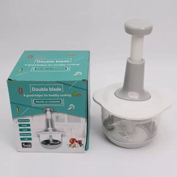 Manual Food Push Chopper For Vegetables & Meat