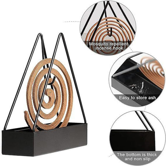 Pack of 2 Mosquito Coil Holder, Iron Mosquito Coil Holder