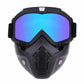 Motorcycle Helmet Mask, Windproof Motorcycle Riding Goggles