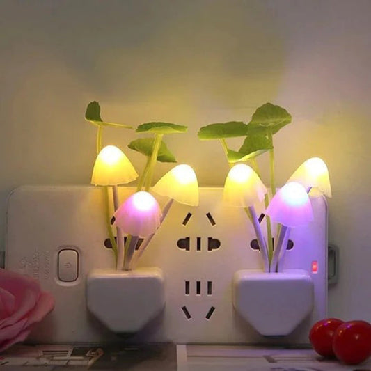 Pack of 3 Mushroom Lamp LED Night Light