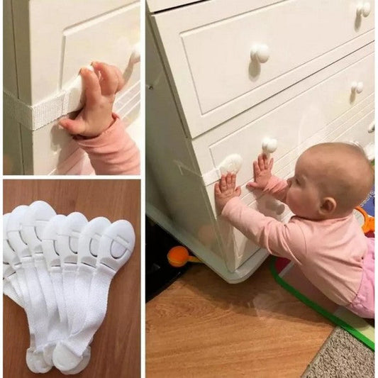 Pack of 5 - Child Safety Locks for Drawers