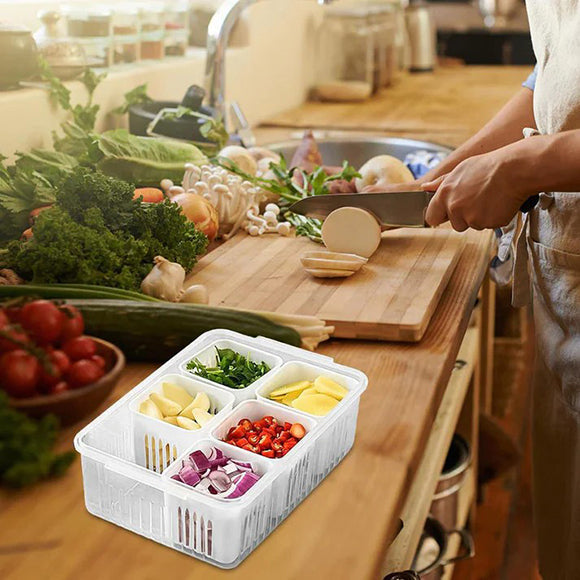 Refrigerator Food Fresh Box 6-In-1