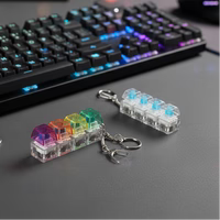 Keyboard Fidget Stress Relief Keychain for Kids & Adults