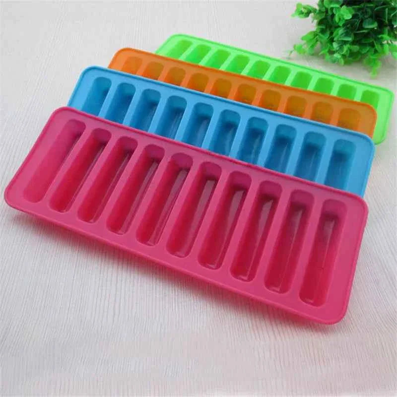 Silicone Ice Cube Tray for Perfectly Shaped Ice Cubes