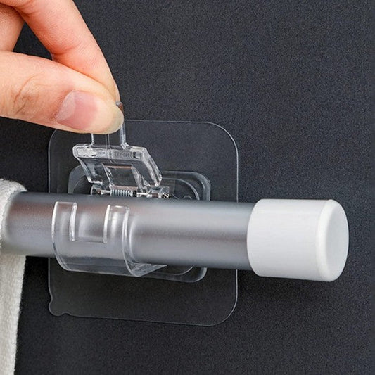 (Pack of 6) Self Adhesive Curtain Rod Hooks
