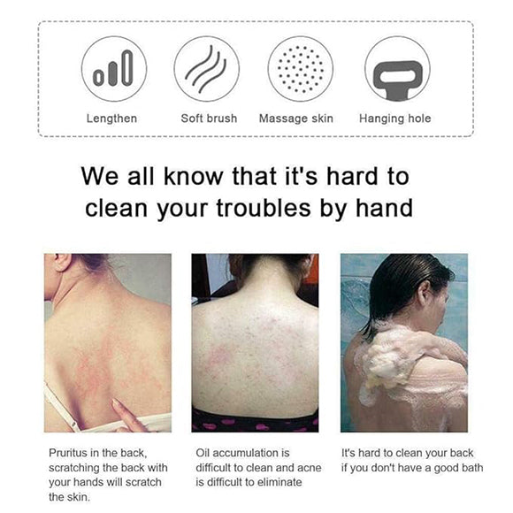 Silicone Bath Belt Scrubber