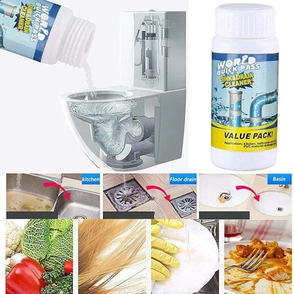 Sink and Drain Cleaner Chemical Powder