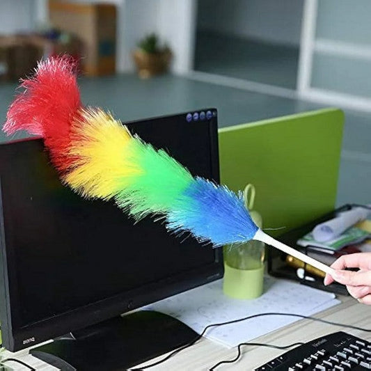 Soft Cleaning Duster With Plastic Handle