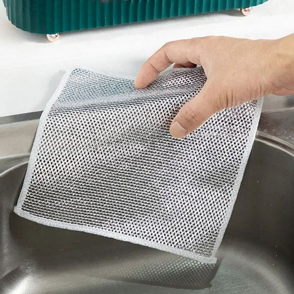 Steel Wire Dishwashing Cloth (Pack of 20)