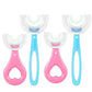 Pack of 2 U Shaped Toothbrush for Children