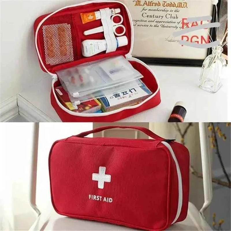 Portable First Aid Bag for Emergency Medicine Storage