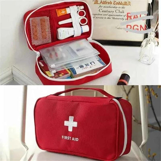 Portable First Aid Bag for Emergency Medicine Storage