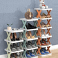 Foldable X Shape Shoe Rack