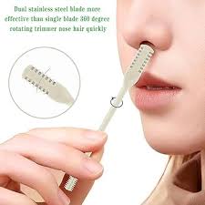 Buy one get one free Washable Nose Hair Remover - Nose Hair Trimmer - 360 degree Rotating Nose Hair cutter - Portable