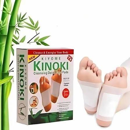 Kinoki Detox Foot Pads – Herbal Cleansing Patches for Night Use  (10 Pack)