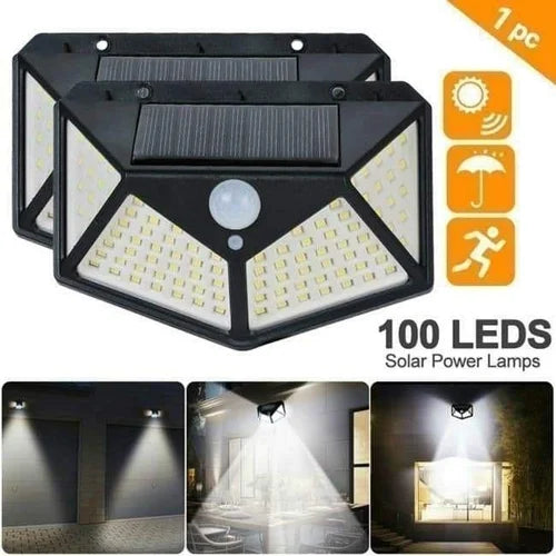 100 LEDS Waterproof Solar LED Wall Lights